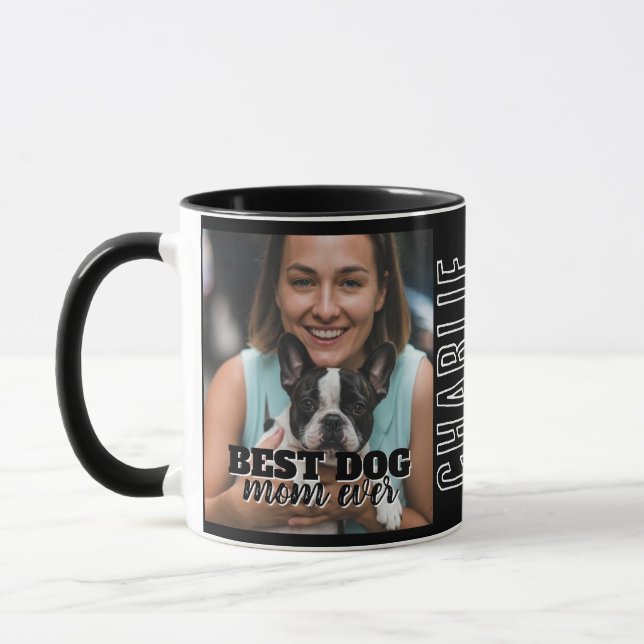 Beste Hundemutter Aller Modernes Benutzerdefiniert Tasse (Links)