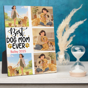 Beste Hundemutter Aller Zeiten Personalisiertes Fo Fotoplatte
