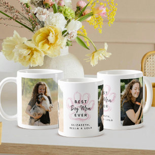 Beste Hundemutter Aller Zeiten Rosa Pfote Haustier Kaffeetasse