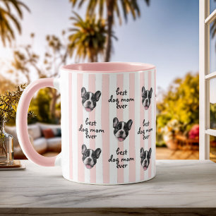 Beste Hundemutter Aller Zeiten - Süße Streifen - H Tasse
