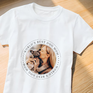 Beste Hundemutter der Welt Klassisches Einfaches F T-Shirt