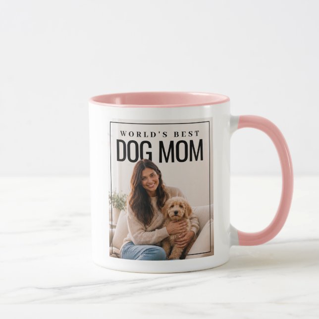 Beste Hundemutter der Welt PhotoPop Tasse (Rechts)