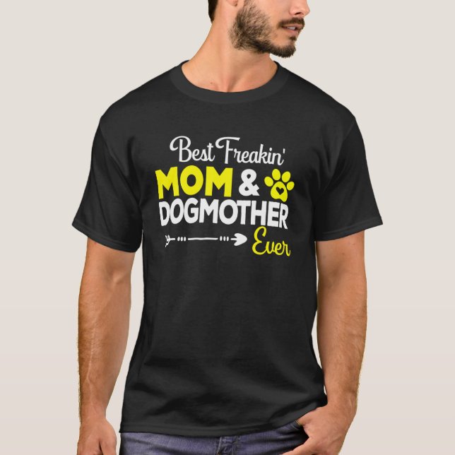 Beste Hundemutter Ehefrau Mutter Mama Eigentümermu T-Shirt (Vorderseite)