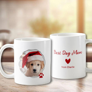 Beste Hundemutter Foto Rote Pfote Kaffeetasse