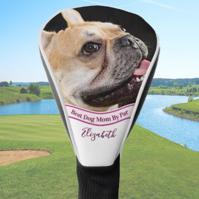 Beste Hundemutter-Foto-Vorlage Golfer-Geschenk ben Golf Headcover (Von Creator hochgeladen)