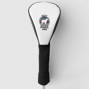 Beste Hundemutter Mama - Vintage Cocker Spaniel Golf Headcover