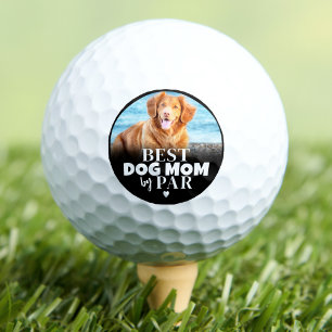Beste Hundemutter Par Photo Golfball