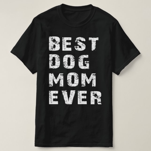 beste Hundemutter T-Shirt (Design vorne)