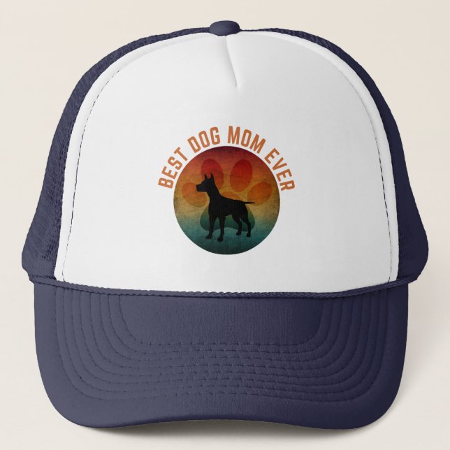 Beste Hundemutter Truckerkappe (Vorderseite)