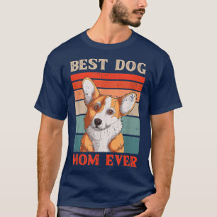 Beste Hundemutter überhaupt Lustiges Frauen Corgi T-Shirt