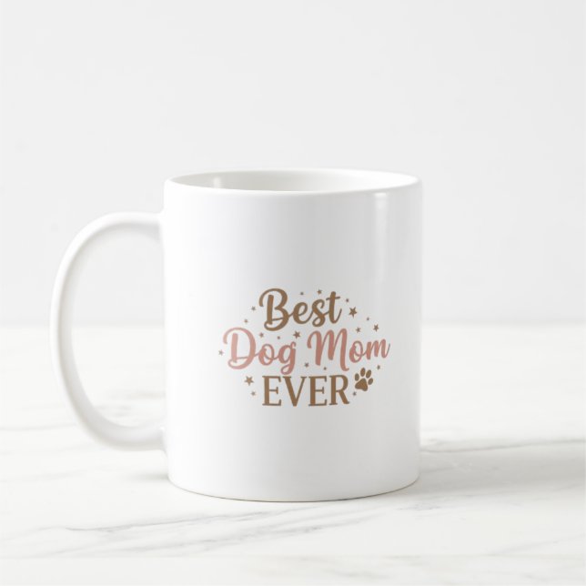Beste Hundemutter überhaupt – Petful Mutter Gesche Kaffeetasse (Links)
