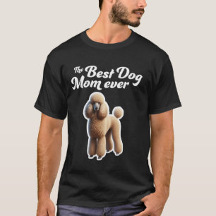 Beste Hundemutter überhaupt Pudel T-Shirt