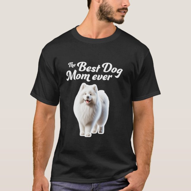 Beste Hundemutter überhaupt - Samojede T-Shirt (Vorderseite)
