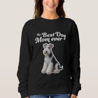 Beste Hundemutter überhaupt - Wire Fox Terrier Sweatshirt