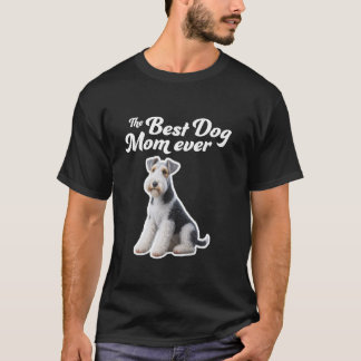 Beste Hundemutter überhaupt - Wire Fox Terrier T-Shirt