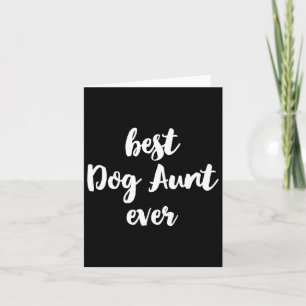 Beste Hundetante je Funny Niedlich Karte