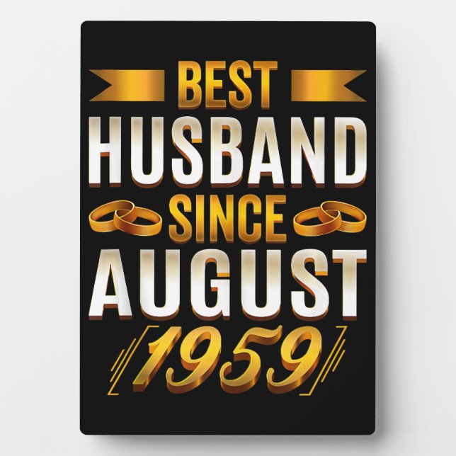 Beste Husband Funny Anniversary Elternteile Fotoplatte (Vorderseite)