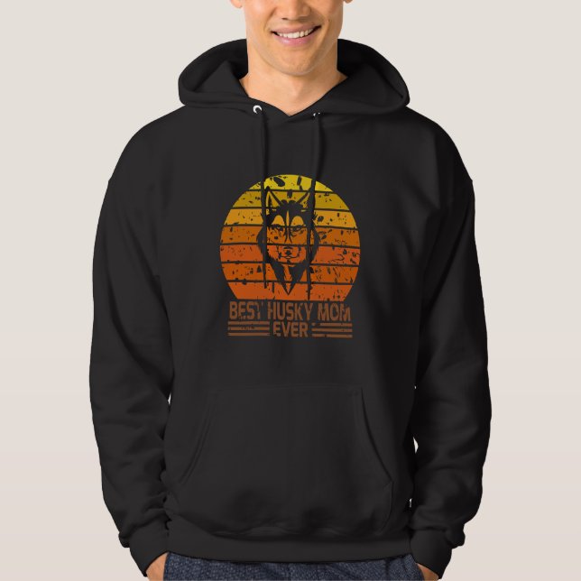 Beste Husky-Mama je Hoodie (Vorderseite)