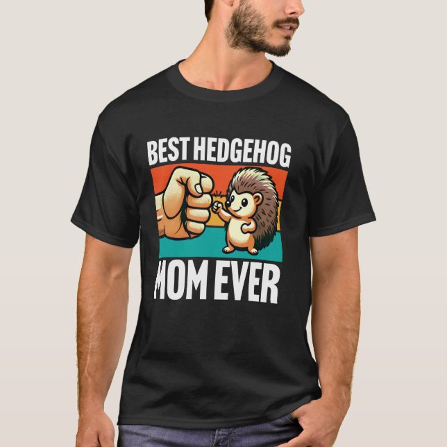 Beste Igel Mama je Liebe Igel T-Shirt (Vorderseite)