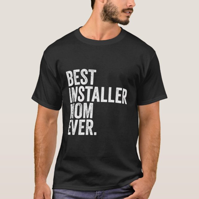 Beste Installer-Mama je Beste Mütter Momma Wom T-Shirt (Vorderseite)
