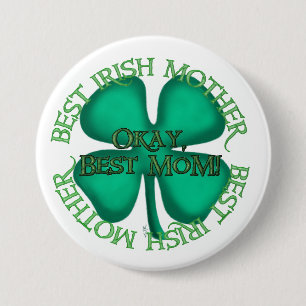 Beste Irische Mutter Button