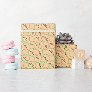 Beste irische Mutter glänzendes Geschenkpapier