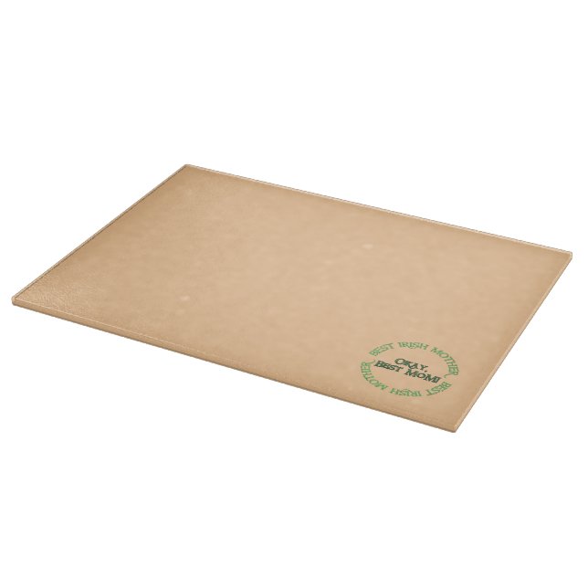 Beste Irische Mutter Glastschneidebrett Schneidebrett (Ecke)