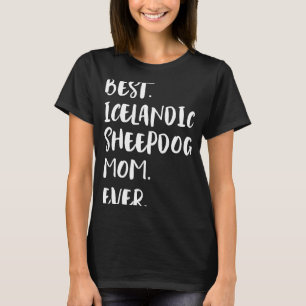 Beste isländische Sheepdog-Mama je T-Shirt
