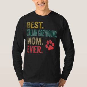 Beste italienische Greyhound-Mama je Vintag Mutter T-Shirt