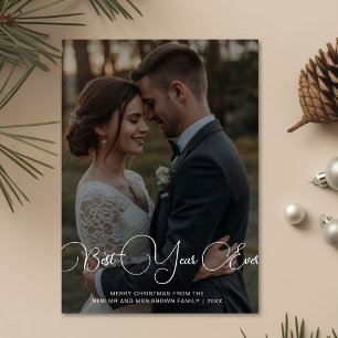 Beste Jahr für spielerische Urlaubskarte Feiertagskarte