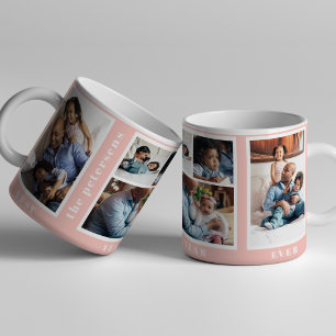Beste Jahr jemals einfache Familienfoto-Collage ro Kaffeetasse