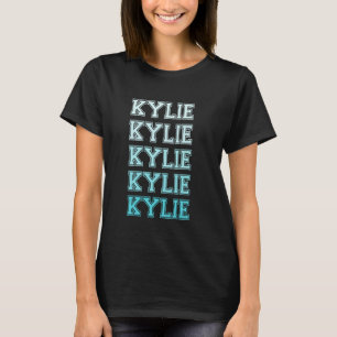 Beste je KYLIE Personalisiert Girl Vorname Geburts T-Shirt