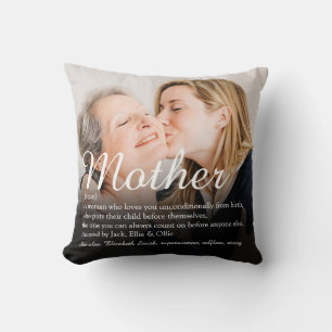 Beste jemals Mutter, Mama, Mutter Definition Foto Kissen