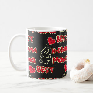 Beste K-Drama Mama, Korean Drama Fan Geschenk sara Kaffeetasse