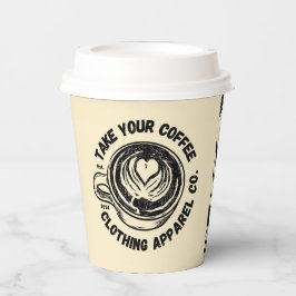 beste Kaffee- oder Teezubereitung, Tasse zum Gesch Pappbecher