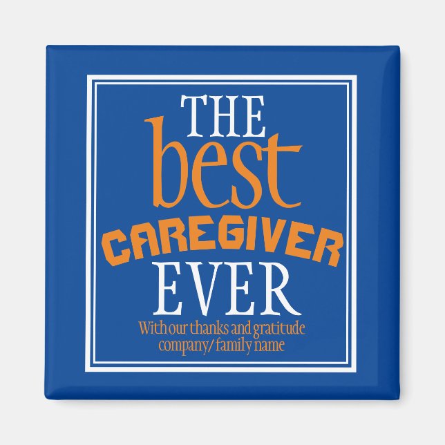 Beste Karriere je Typografie Blue Magnet (Vorne)