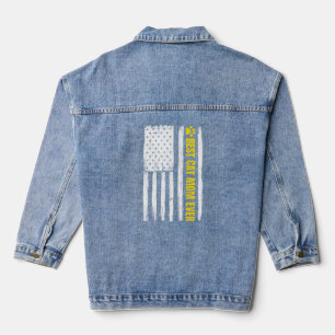 Beste Katz妈妈 Aller Zeiten Vintage Retro Amerikanis Jeansjacke