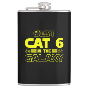 Beste Katze 6 in der Galaxie Flachmann
