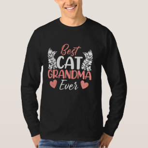 Beste Katze Grandma je Kitty Eigentümer Großmutter T-Shirt