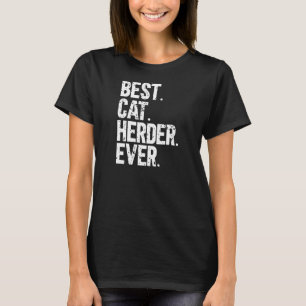 Beste Katze Herder Ever Funny Hering Katzen Humorv T-Shirt