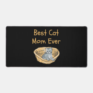 Beste Katze Mama je Frauen Katze Liebe Mamas Mütte Schreibtischunterlage