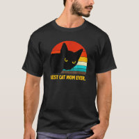 Beste Katze Mama je glückliche Mütter Tag Retro Vi