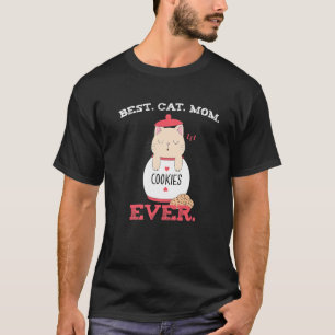 Beste Katze Mama je Katze in einem Glas Cookies 1 T-Shirt