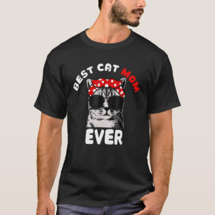 Beste Katze Mama je Meow mit meiner Katze für Frau T-Shirt