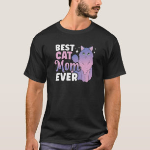 Beste Katze Mama je Redewendungen Mama Mama Mother T-Shirt