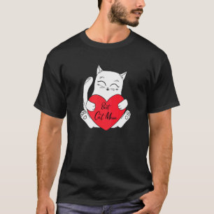 Beste Katze Mama Niedlich Katzen Katze Katze Katze T-Shirt