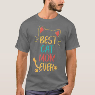 Beste Katze Mama Niedliche Katzen Liebe Frauen Müt T-Shirt