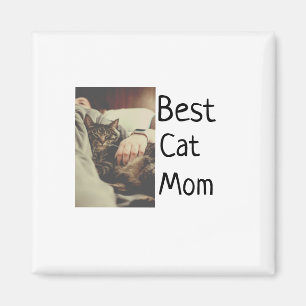 Beste Katze Mama Papa Cat Foto Namensgeschenk Vorl Magnet