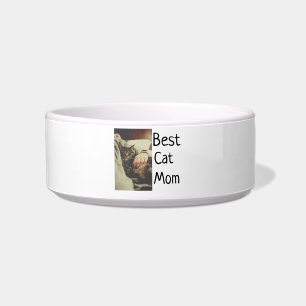 Beste Katze Mama Papa Cat Foto Namensgeschenk Vorl Napf