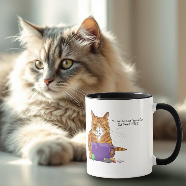 Beste Katze Mum Ever! Tasse (Von Creator hochgeladen)